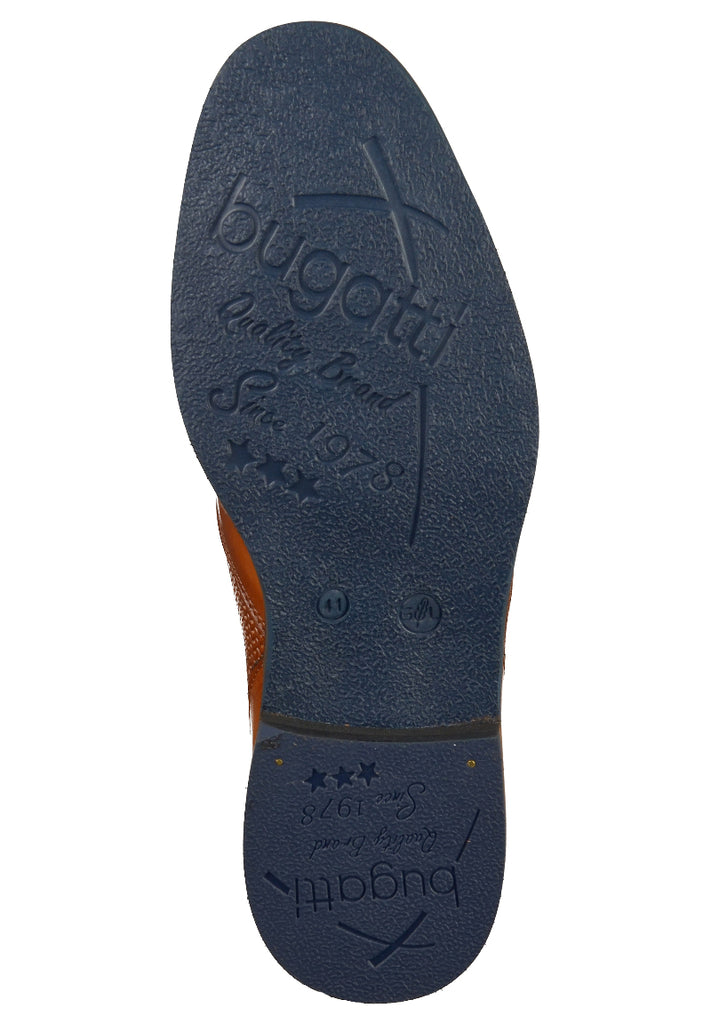 Bugatti Businessschuhe Leder Cognac - surf4shoes