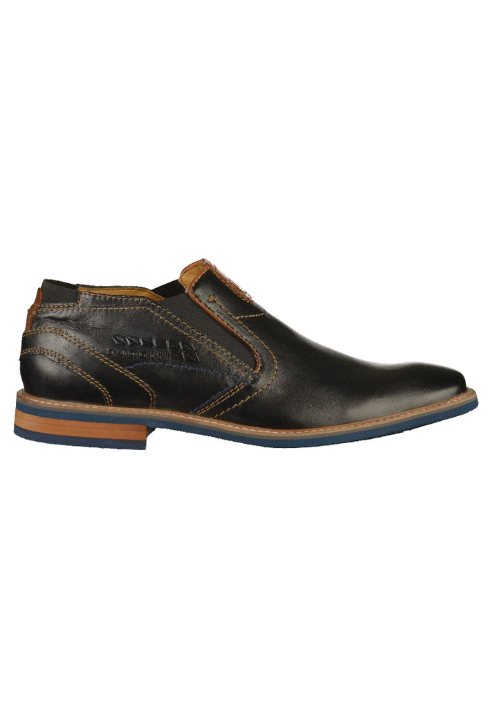 Bugatti Businessschuhe Glattleder Schwarz - surf4shoes