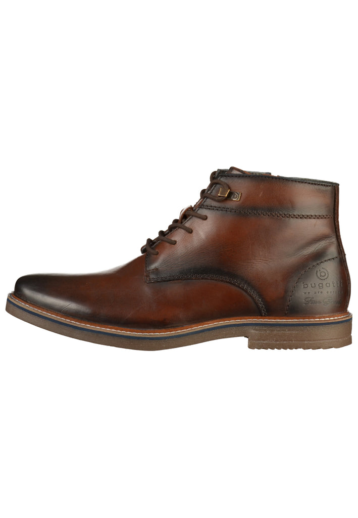 Bugatti Stiefelette Leder Braun - surf4shoes