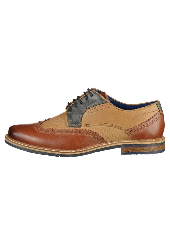 Bugatti Halbschuhe Leder Braun - surf4shoes