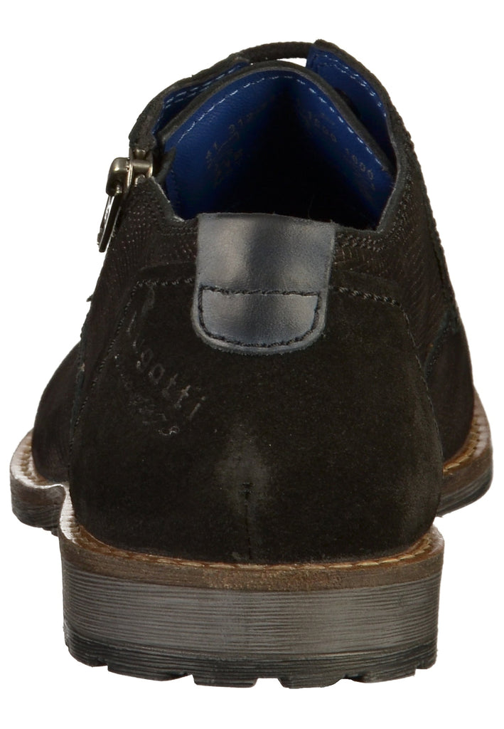 BUGATTI Businessschuhe Veloursleder Schwarz - surf4shoes