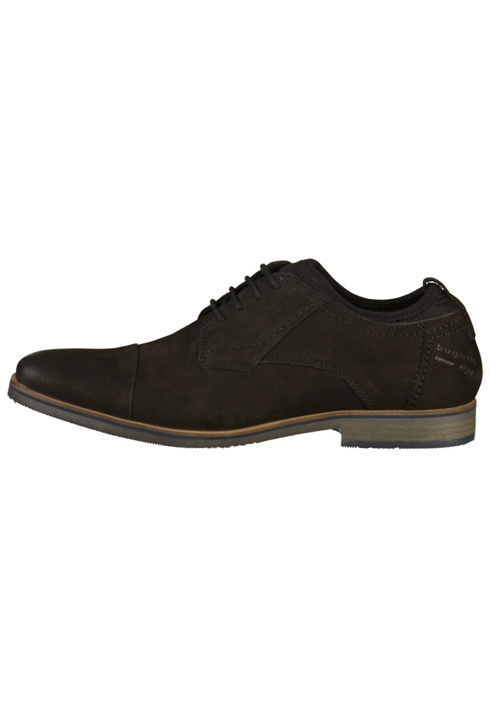 BUGATTI Businessschuhe Leder Schwarz - surf4shoes