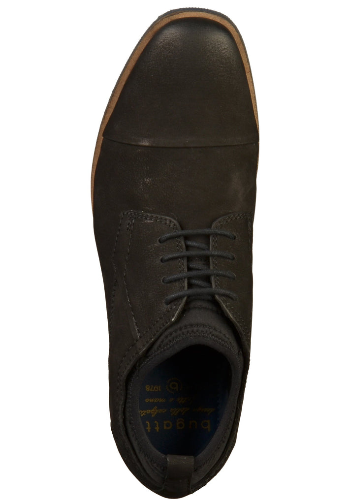 BUGATTI Businessschuhe Leder Schwarz - surf4shoes