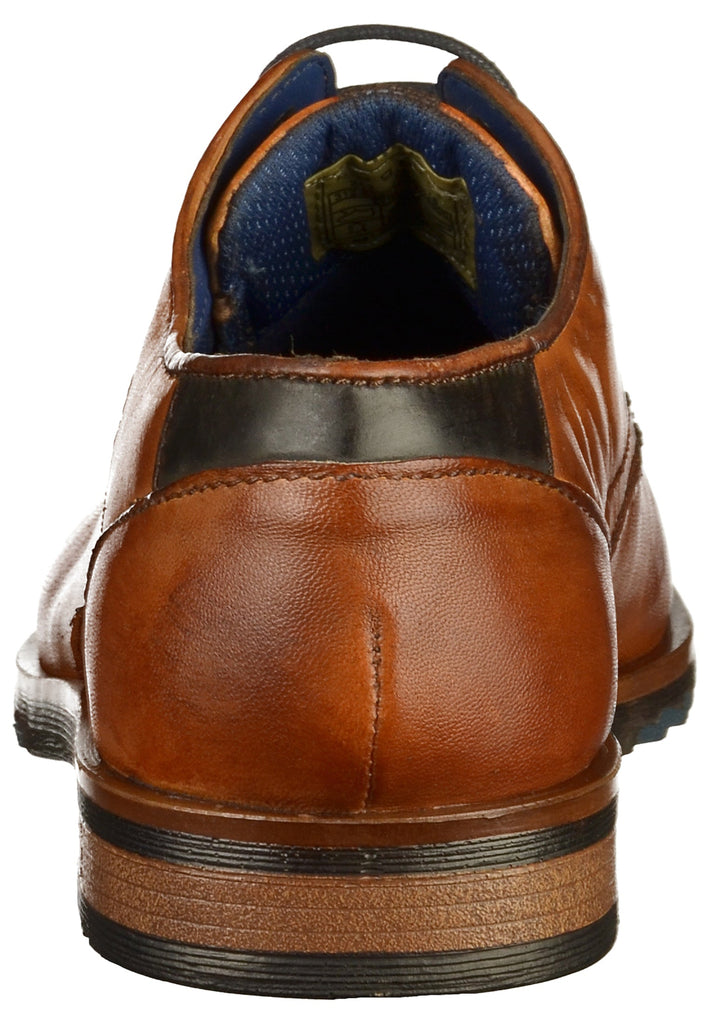 Bugatti Halbschuhe Glattleder Cognac - surf4shoes