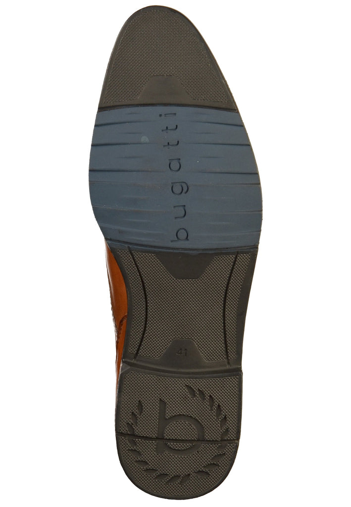 Bugatti Halbschuhe Glattleder Cognac - surf4shoes