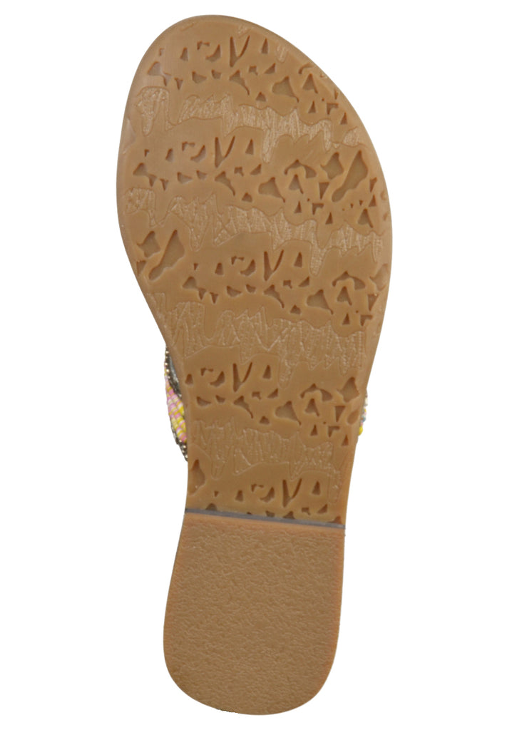 Mustang Zehensteg Leder Blau - surf4shoes