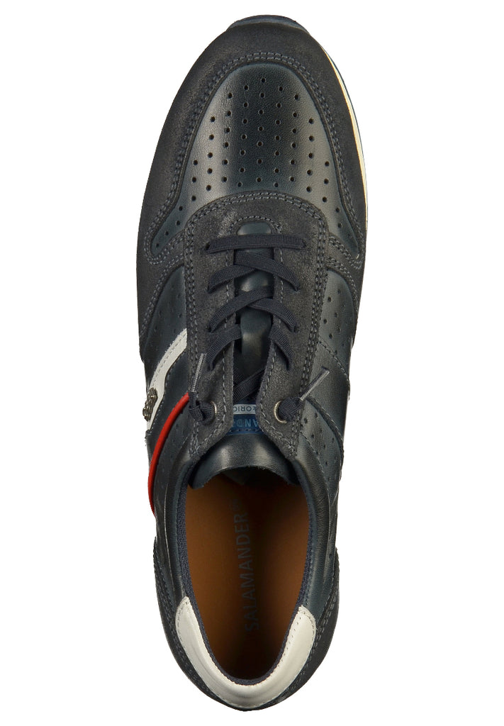 Salamander Sneaker Leder Navy - surf4shoes