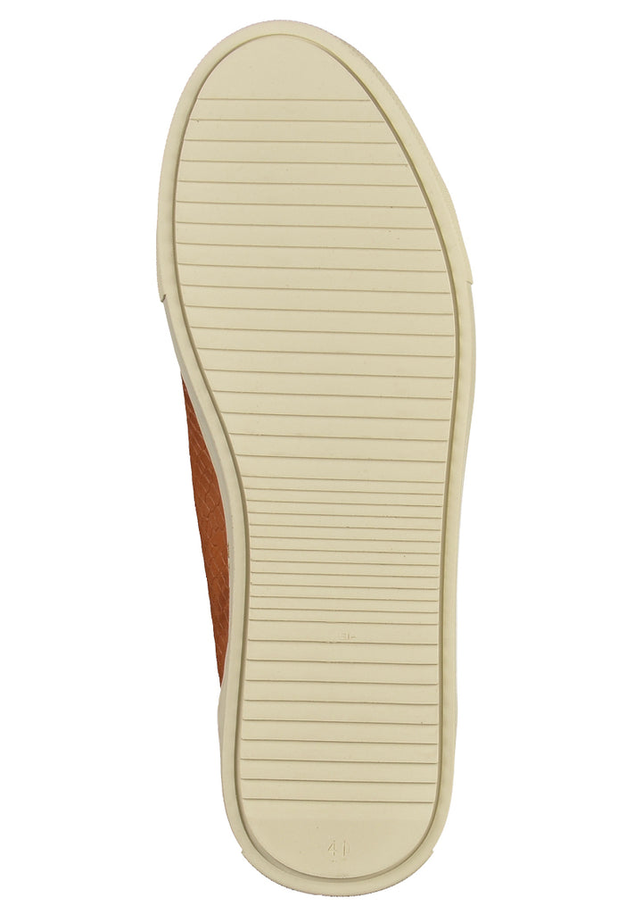 Salamander Sneaker Glattleder Cognac - surf4shoes