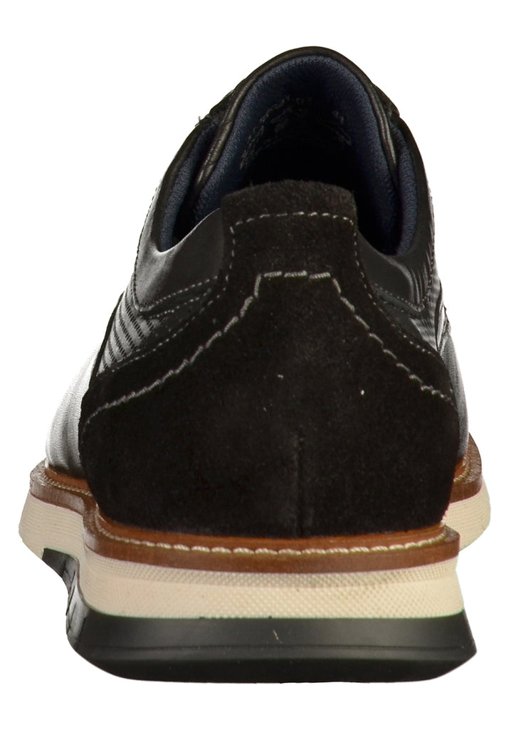 Salamander Halbschuhe Leder Schwarz - surf4shoes