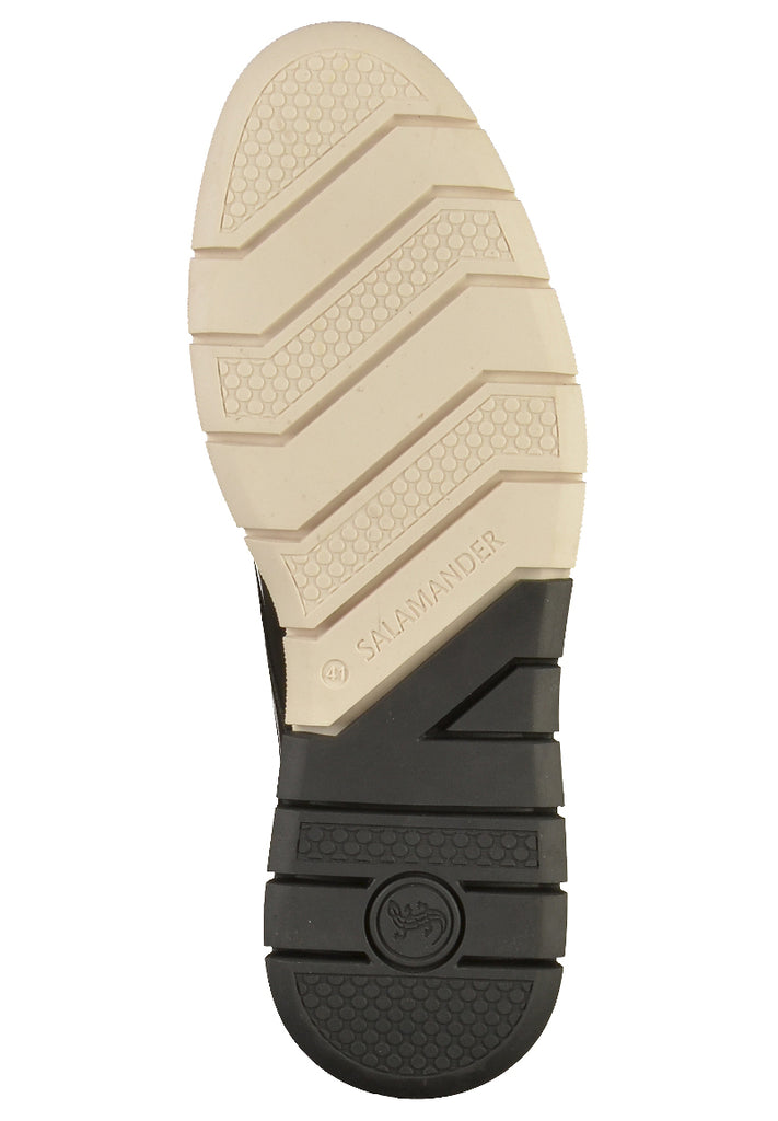 Salamander Halbschuhe Leder Schwarz - surf4shoes