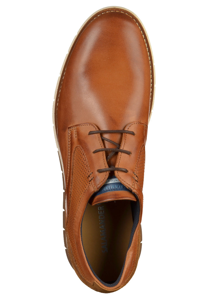 Salamander Halbschuhe Leder Cognac - surf4shoes