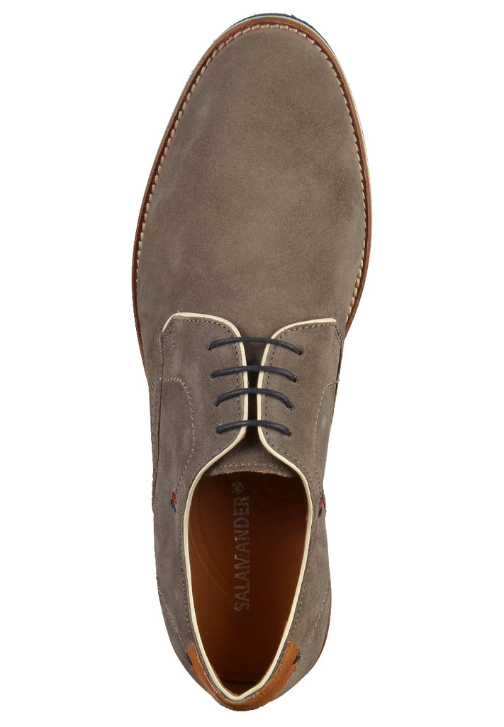 Salamander Businessschuhe Nubukleder Grau - surf4shoes