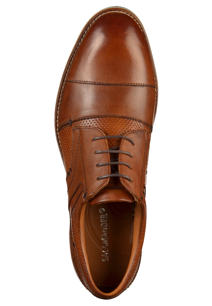 Salamander Businessschuhe Glattleder Braun - surf4shoes