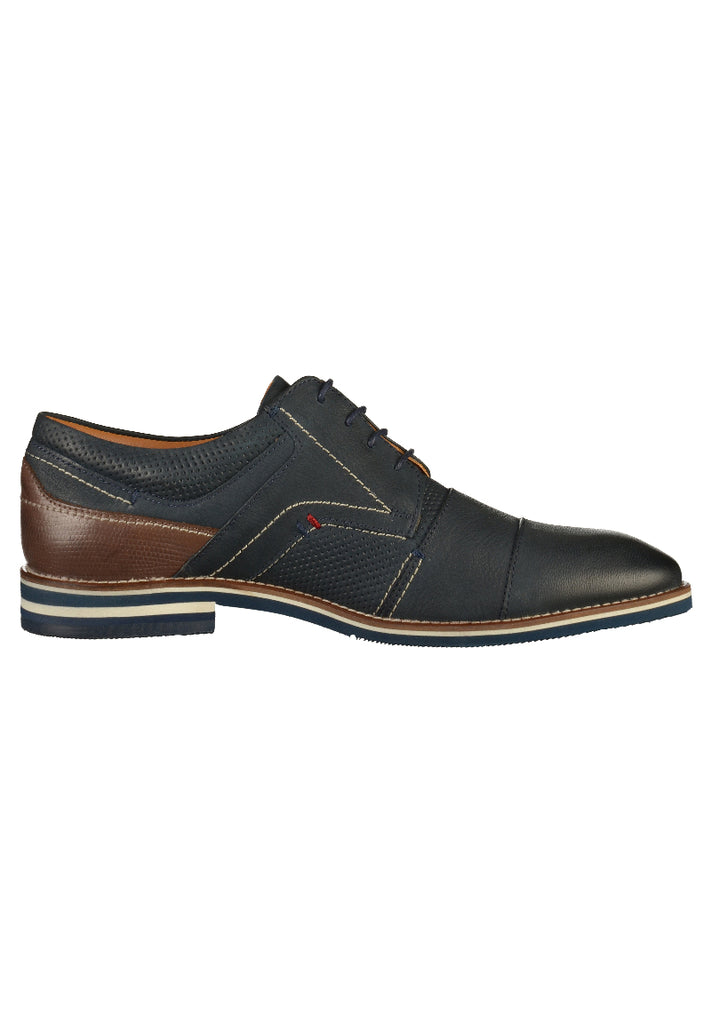 Salamander Businessschuhe Glattleder Navy - surf4shoes