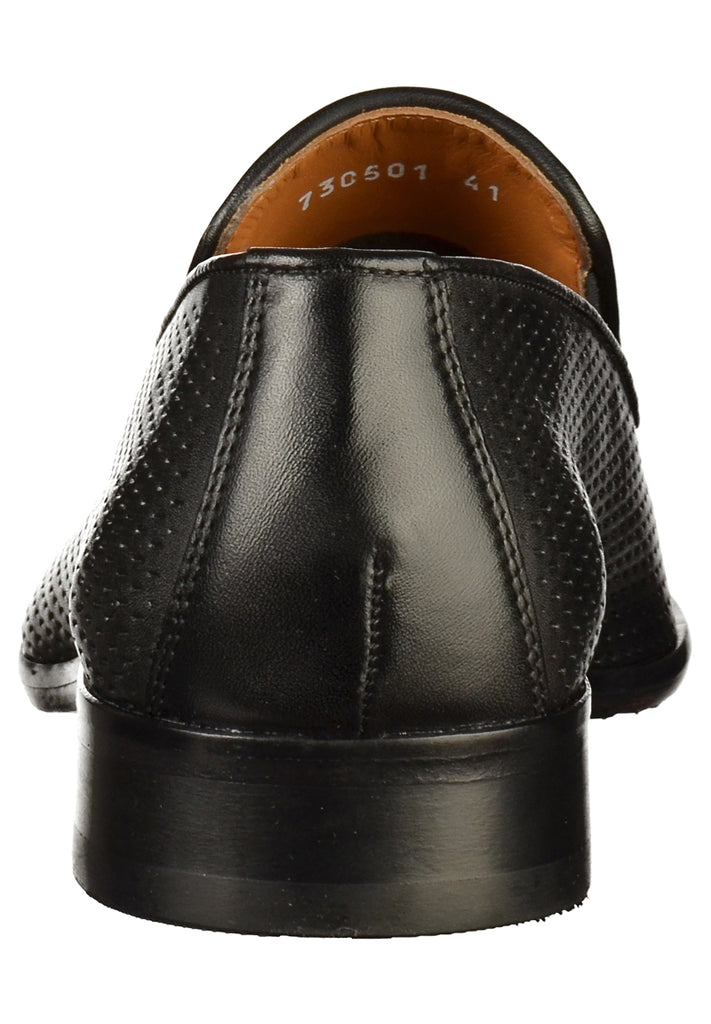 Salamander Slipper Leder Schwarz - surf4shoes