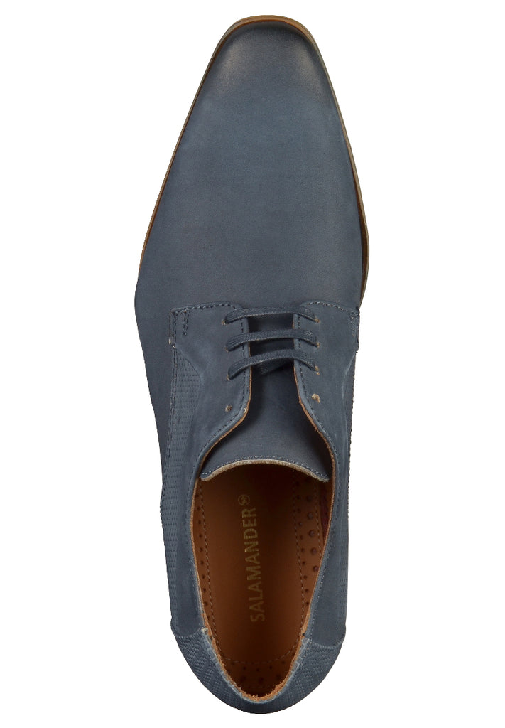 Salamander Businessschuhe Leder Blau - surf4shoes