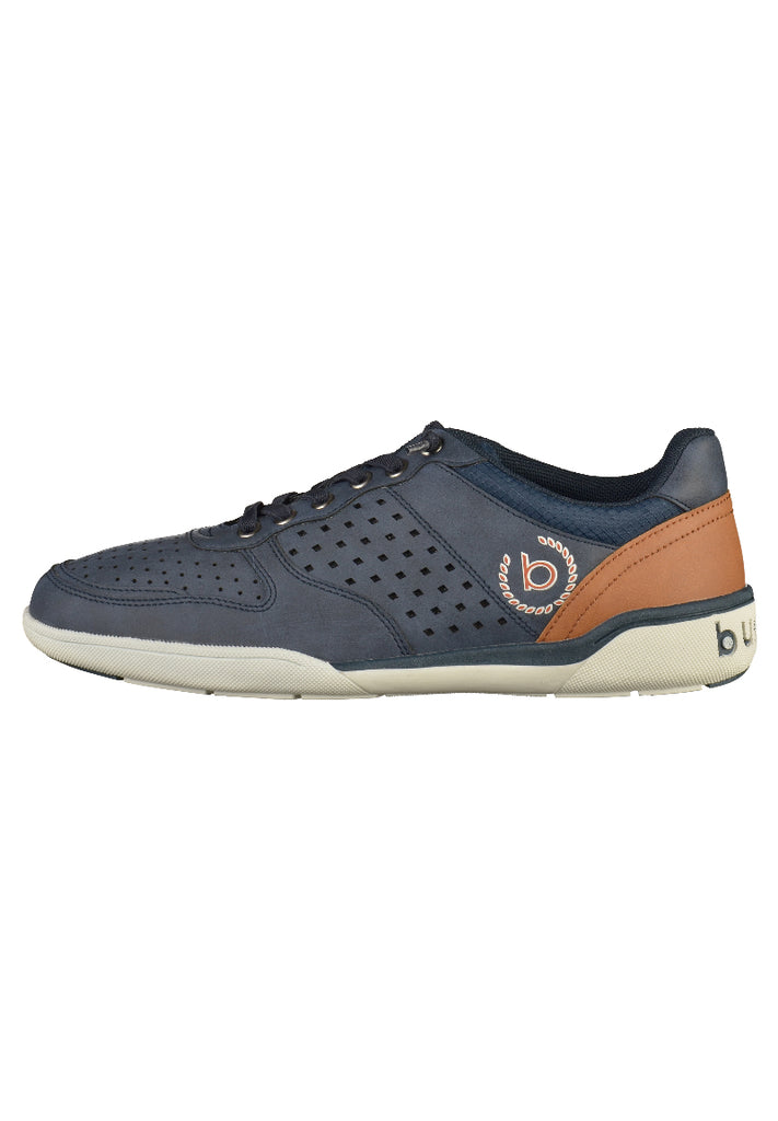 Bugatti Sneaker Glattleder Dunkelblau - surf4shoes