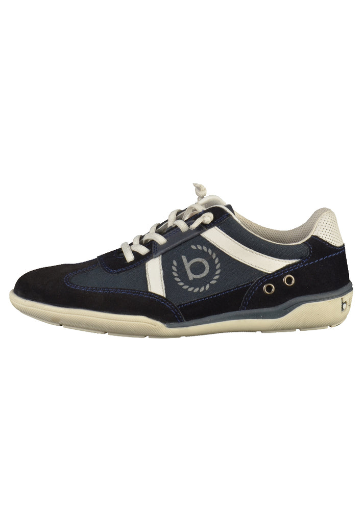 Bugatti Sneaker Veloursleder Dunkelblau - surf4shoes