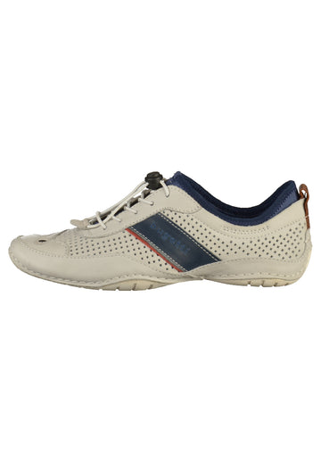 Bugatti Halbschuhe Glattleder Weiß - surf4shoes