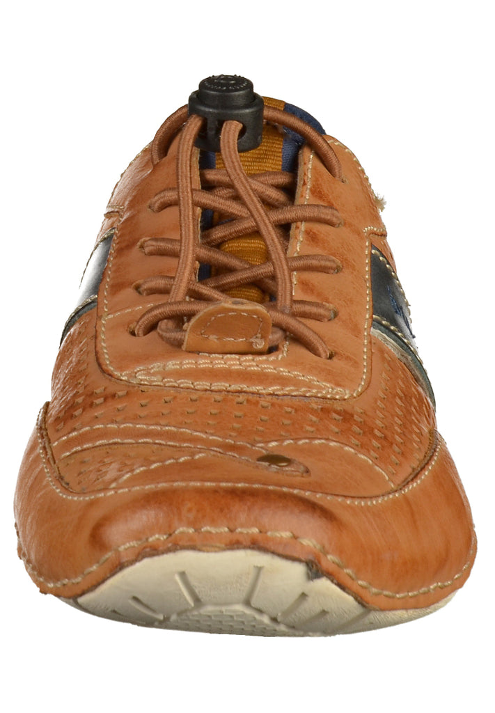 BUGATTI Halbschuhe Glattleder Cognac - surf4shoes