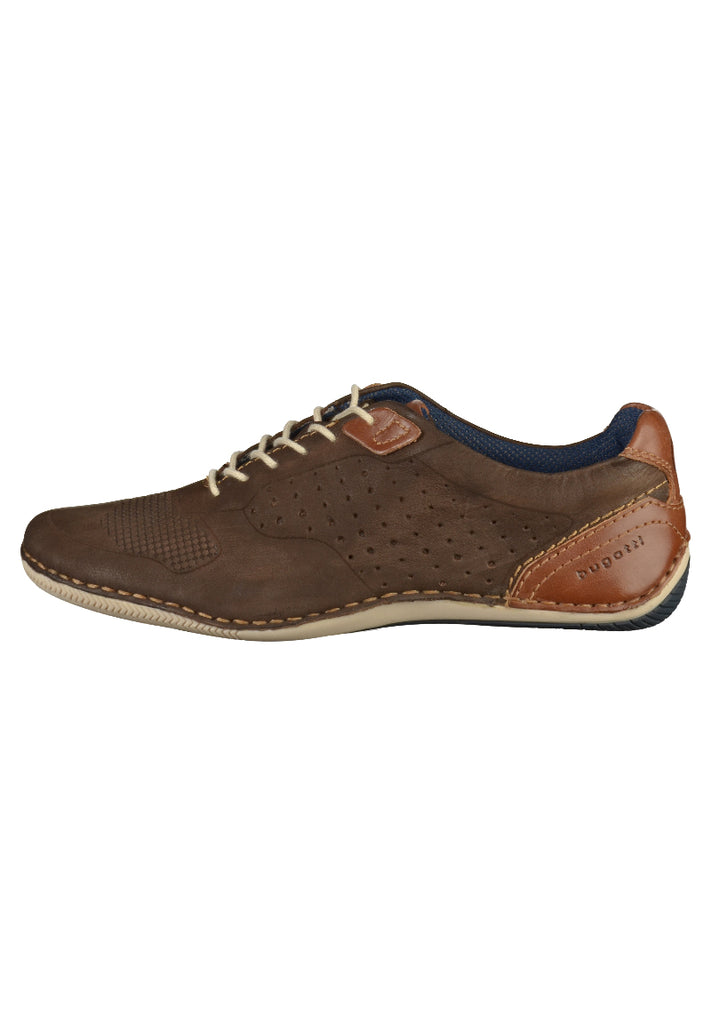 BUGATTI Halbschuhe Nubukleder Braun - surf4shoes