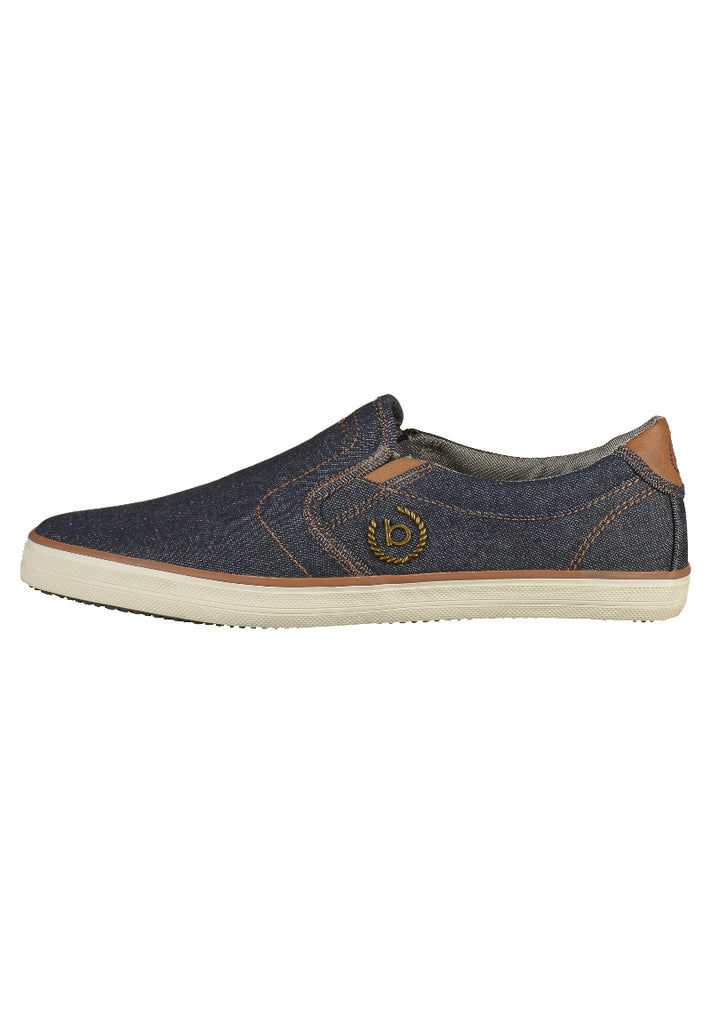 Bugatti Slipper Textil Dunkelblau - surf4shoes