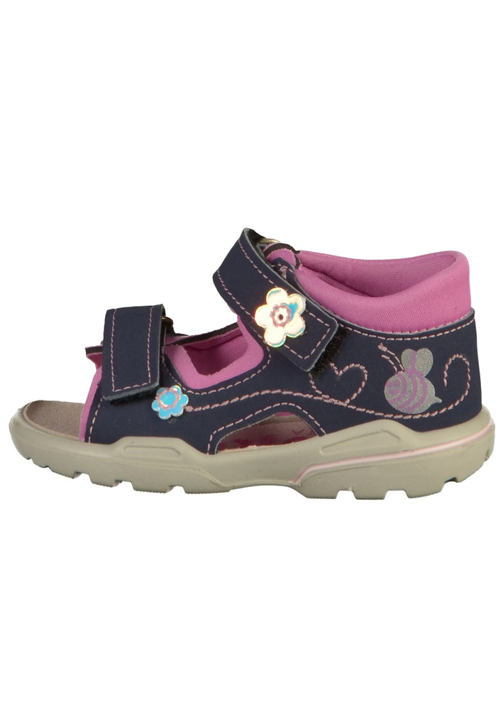 Pepino Sandalen Lederimitat Blau/Pink - surf4shoes