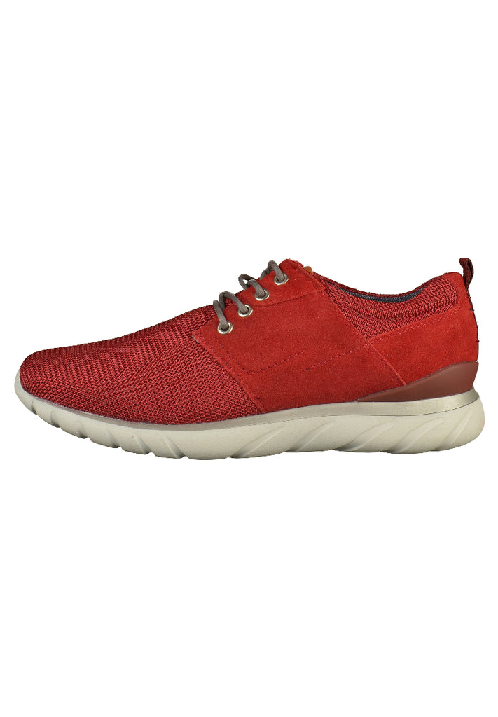 Bugatti Sneaker Veloursleder/Textil Rot - surf4shoes