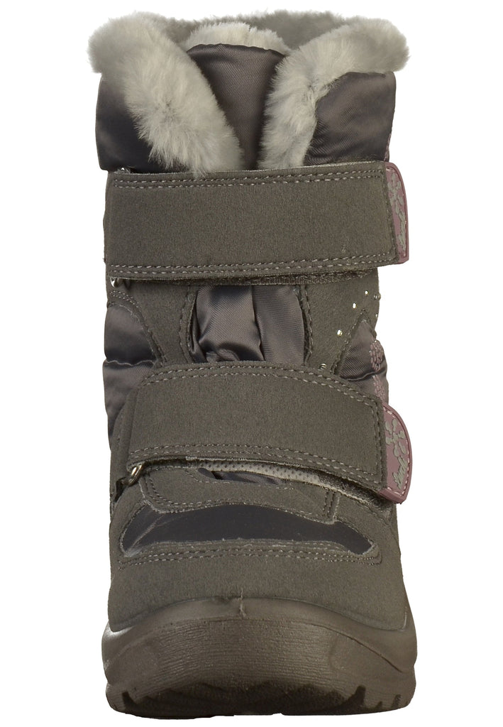 Lurchi Stiefel Lederimitat/Textil Grau - surf4shoes