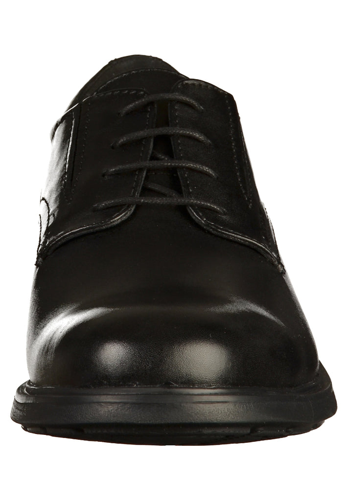 Geox Businessschuhe Leder Schwarz - surf4shoes