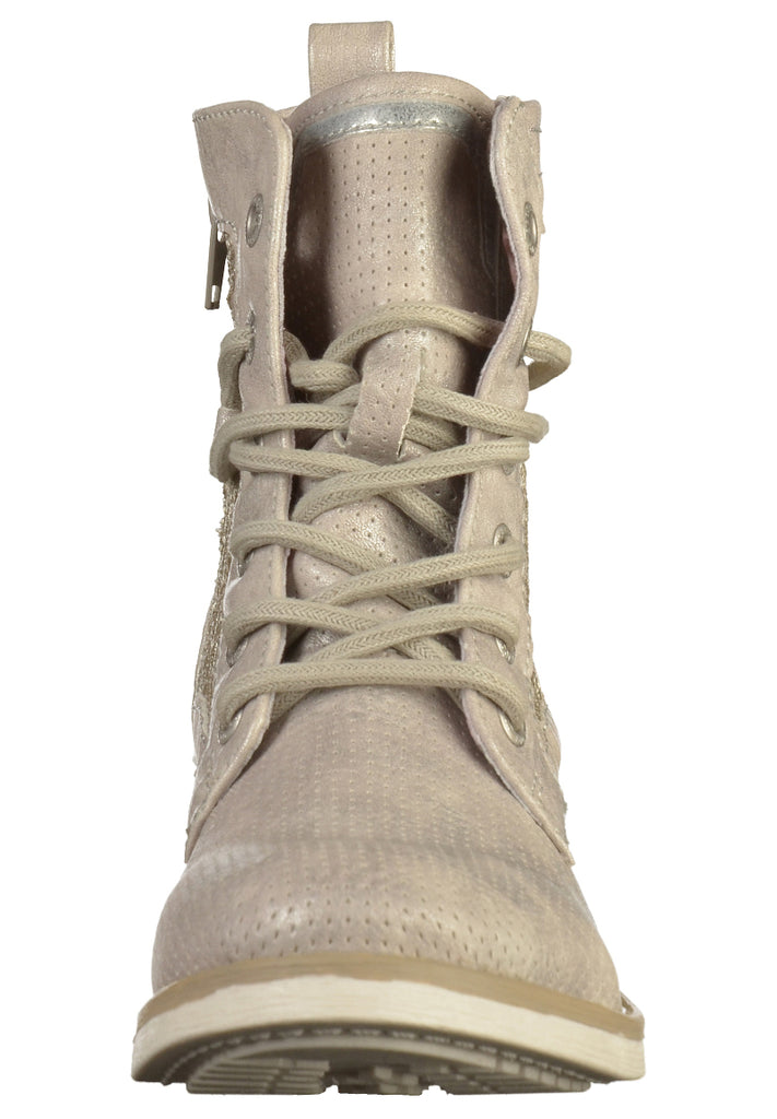 Dockers Stiefelette Lederimitat/Textil Silber - surf4shoes