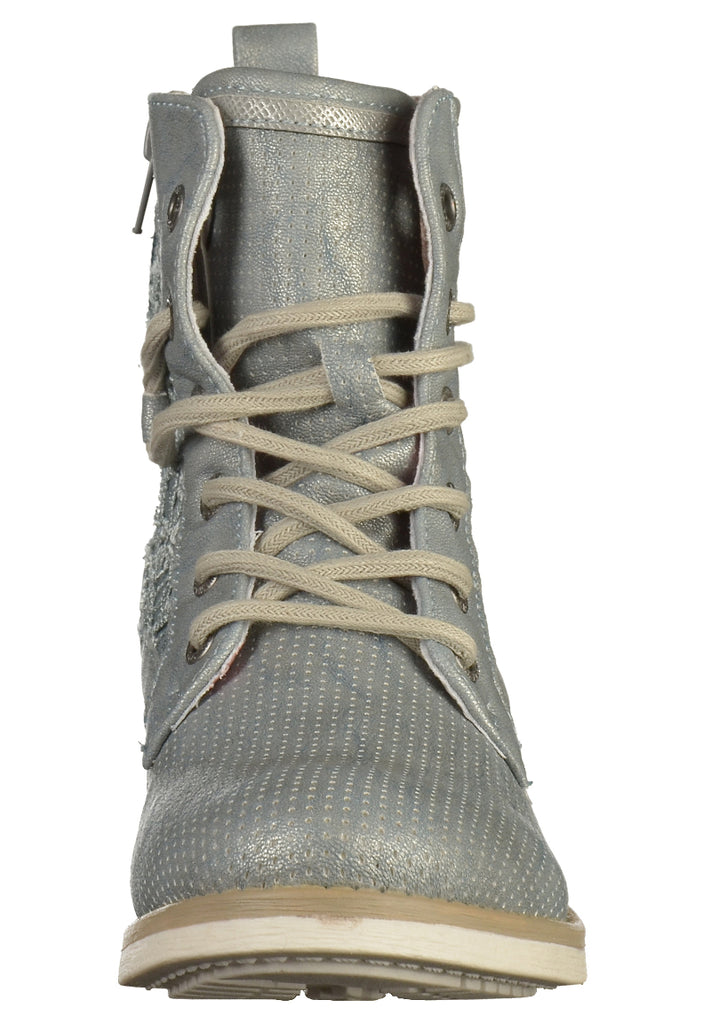 Dockers Stiefelette Lederimitat/Textil Hellblau - surf4shoes