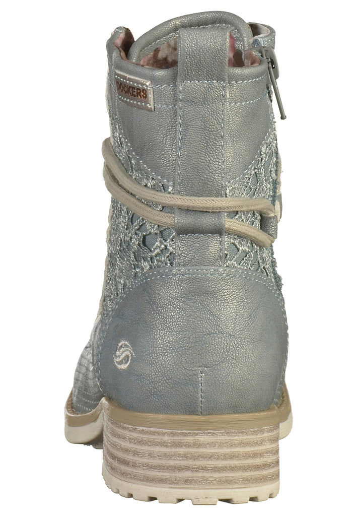 Dockers Stiefelette Lederimitat/Textil Hellblau - surf4shoes