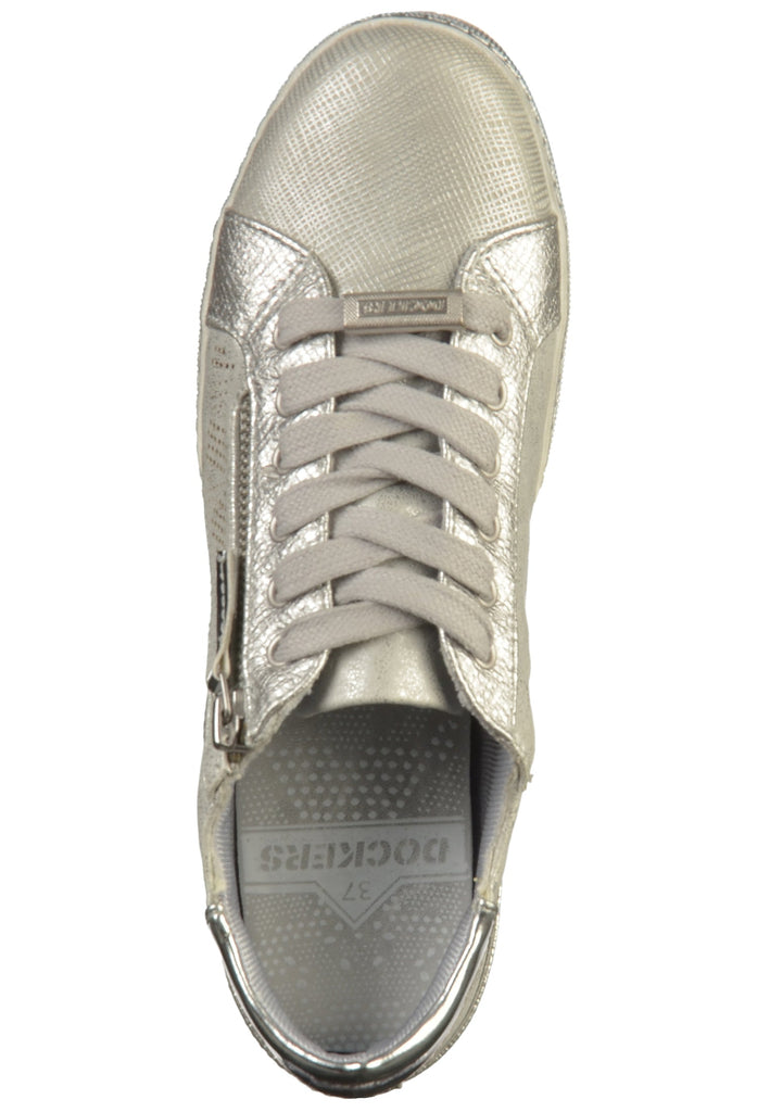 Dockers Sneaker Lederimitat Silber - surf4shoes