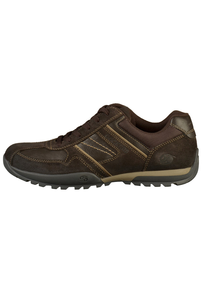Dockers Sneaker Leder/Textil Schoko - surf4shoes