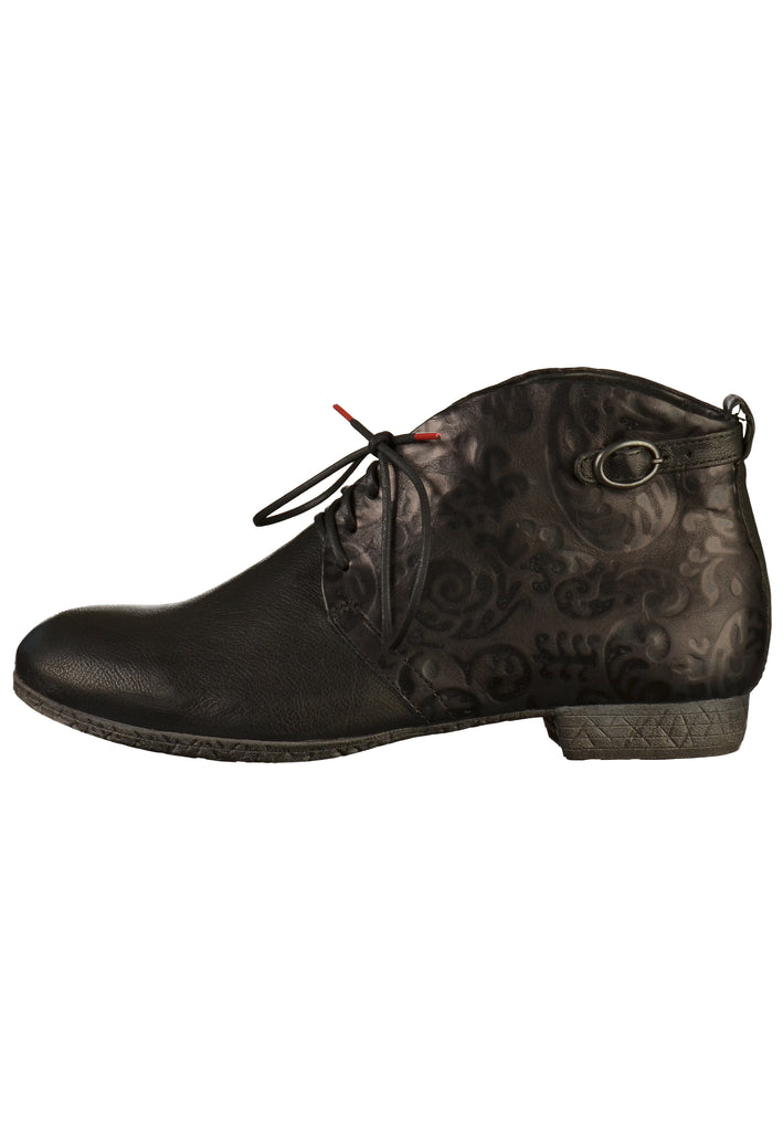Think! Stiefelette Glattleder Schwarz - surf4shoes