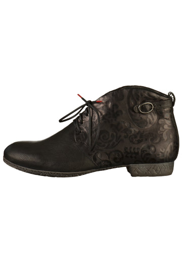 Think! Stiefelette Glattleder Schwarz - surf4shoes