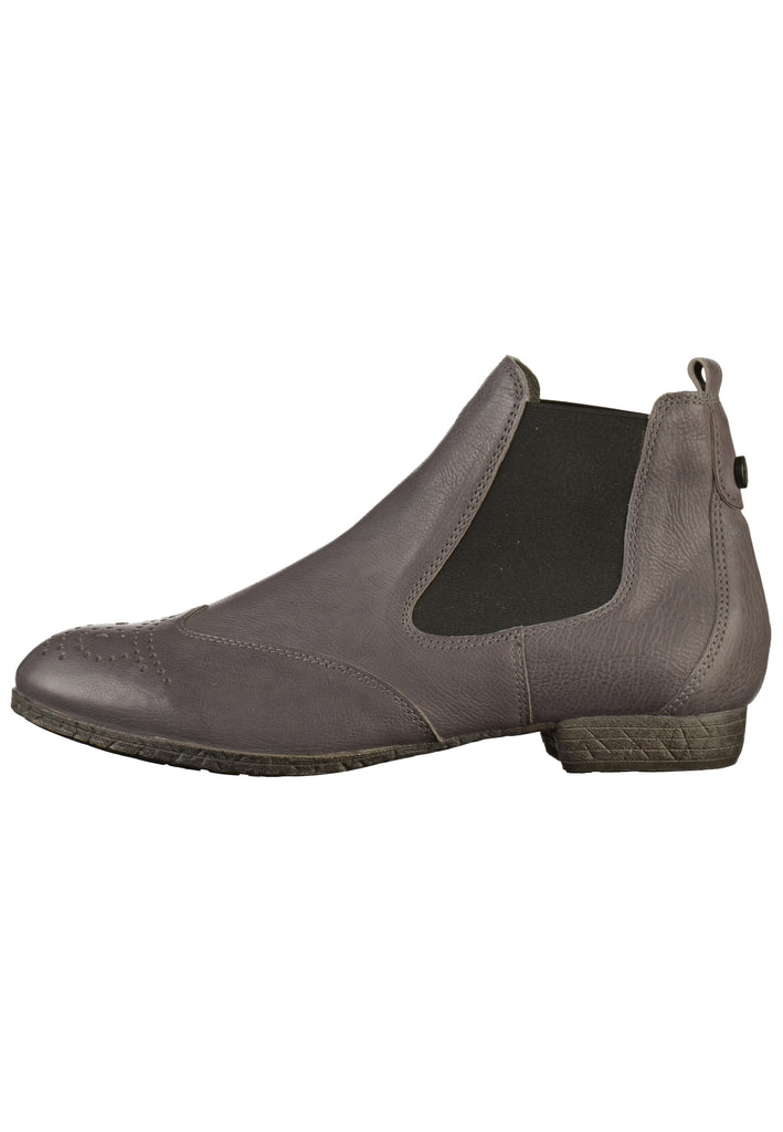 Think! Stiefelette Glattleder Grau - surf4shoes