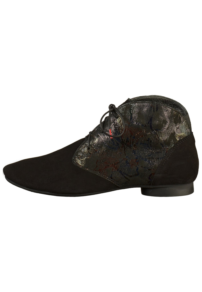 Think! Stiefelette Veloursleder Schwarz - surf4shoes