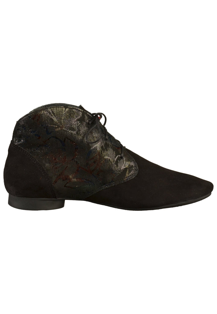 Think! Stiefelette Veloursleder Schwarz - surf4shoes