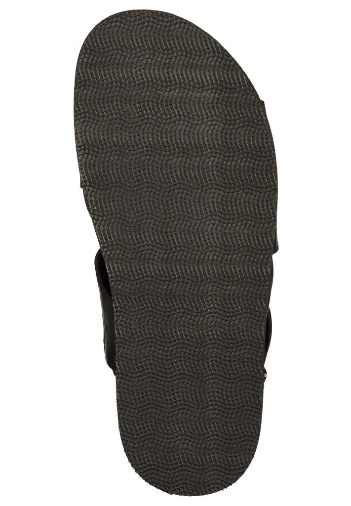 Dockers Sandalen Leder Schwarz - surf4shoes