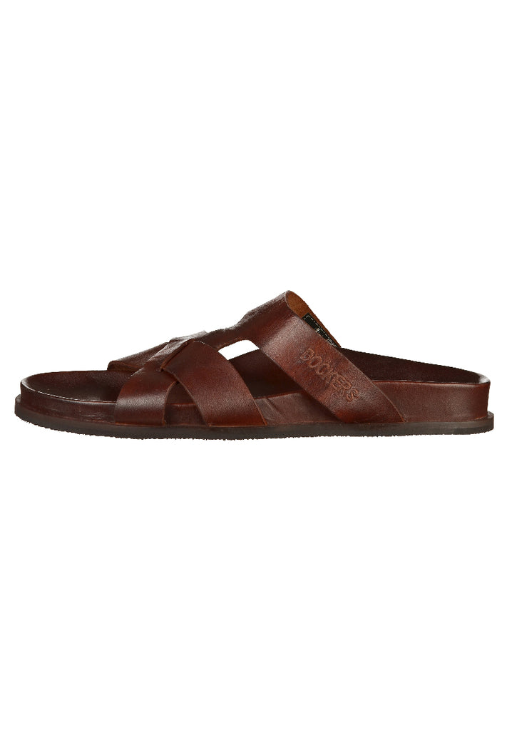 Dockers Pantoletten Leder Braun - surf4shoes