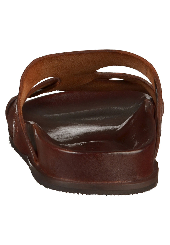 Dockers Pantoletten Leder Braun - surf4shoes