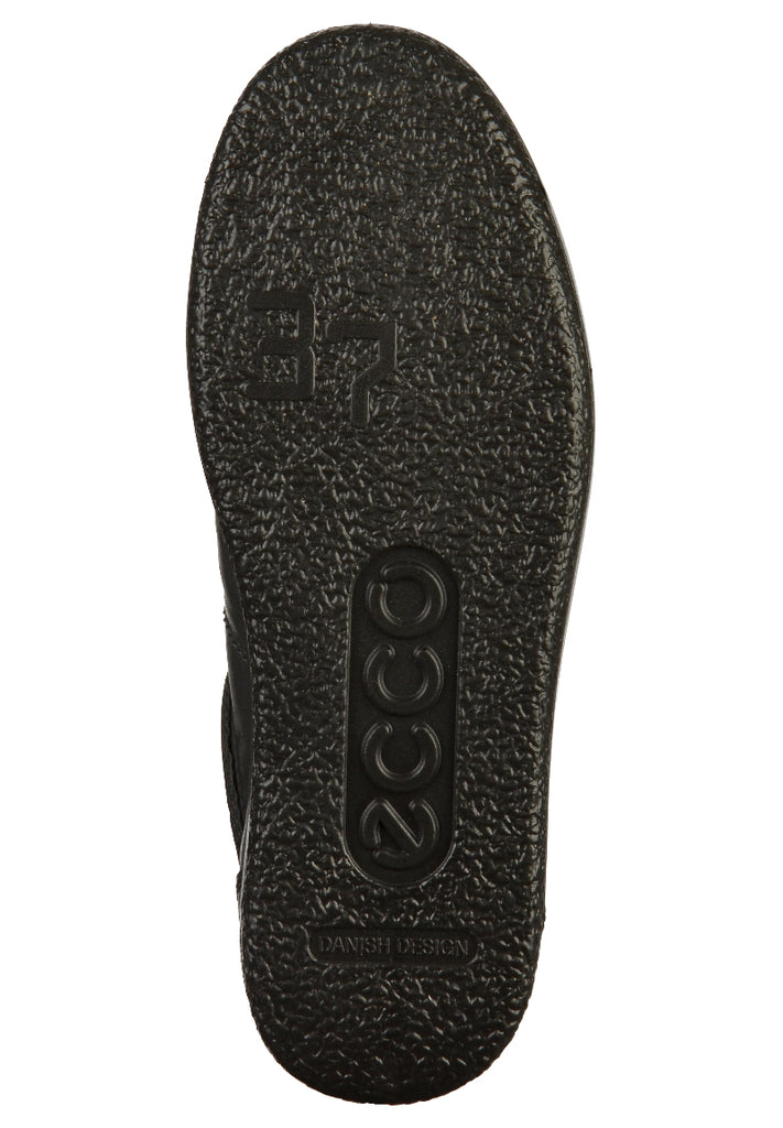 ecco Sneaker Leder Schwarz - surf4shoes