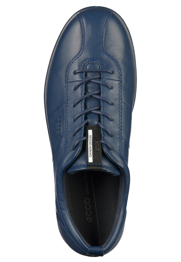 ecco Sneaker Leder Navy - surf4shoes