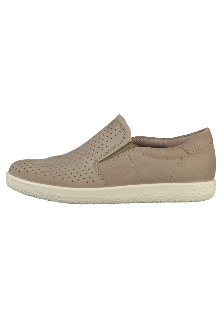 ecco Slipper Leder Grau - surf4shoes