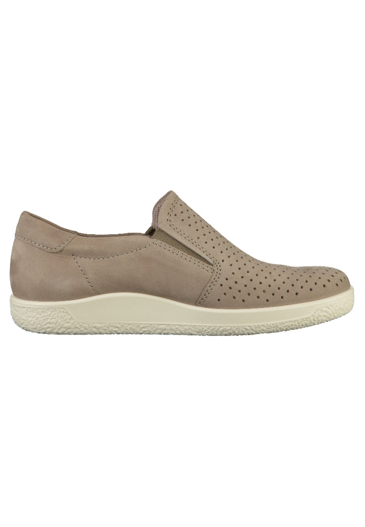 ecco Slipper Leder Grau - surf4shoes
