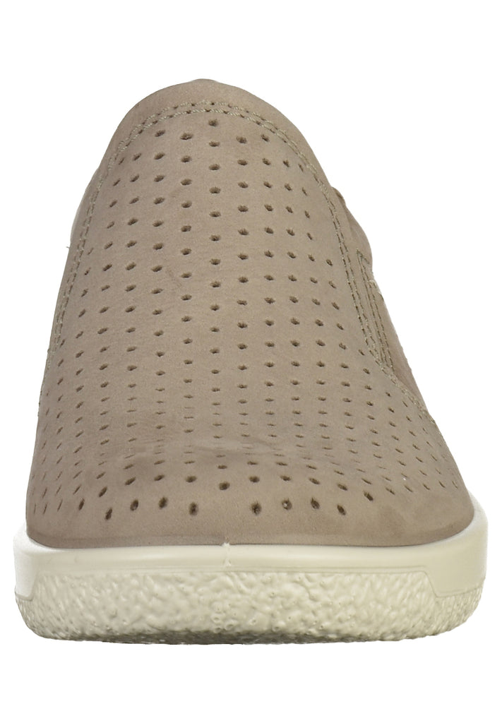 ecco Slipper Leder Grau - surf4shoes