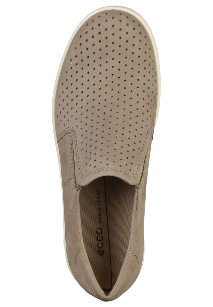 ecco Slipper Leder Grau - surf4shoes