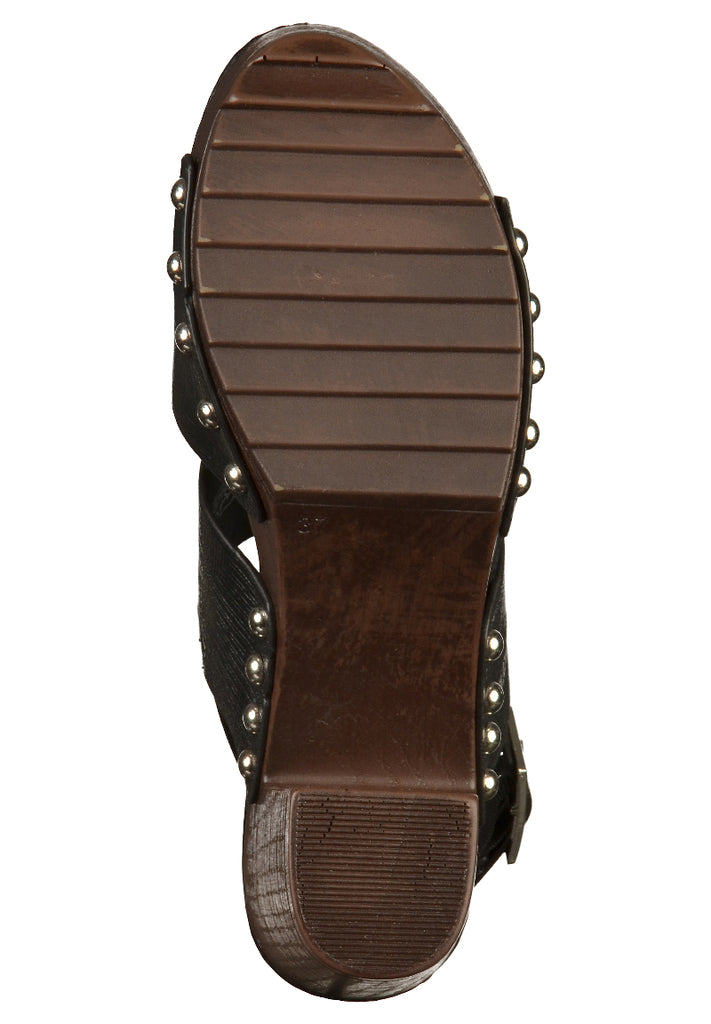 Dockers Sandalen Lederimitat Schwarz - surf4shoes